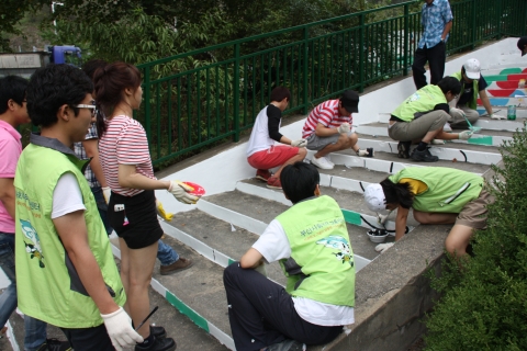 부산사회복무교육센터 동아리, 13차 벽화지원 재능봉사