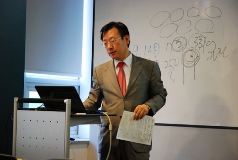 박영만 마케팅홍보연구소장 강의 모습