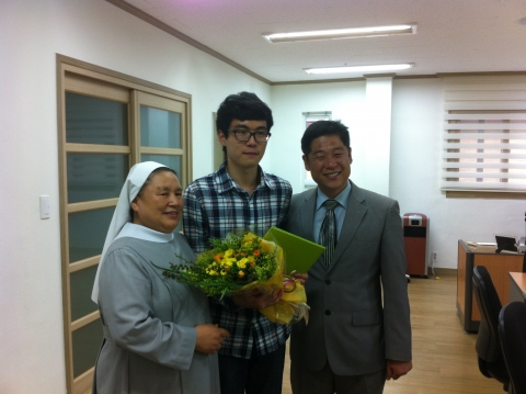 사회복지협의회장상 수상-이상윤 사회복무요원