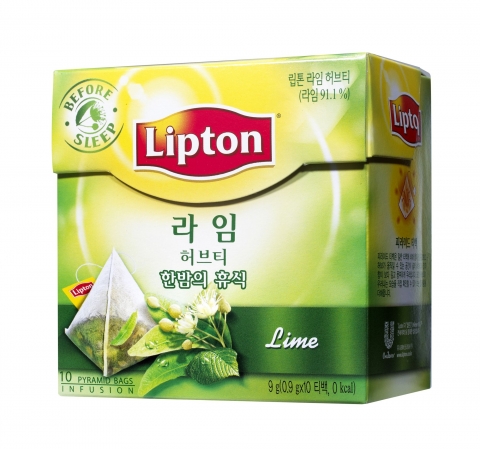 립톤 라임 허브티