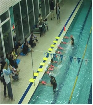 유아스포츠단 수영 수업