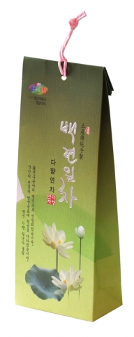 상큼한 매력의 백련잎차
