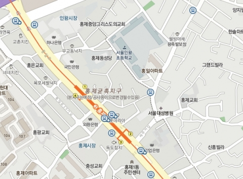30분 내 서울 주요지역으로 연결되는 홍제역 상권