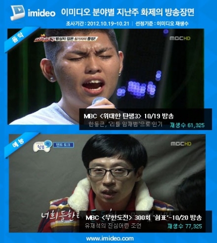[음악] MBC &lt;위대한 탄생3&gt; - 10/19방송(재생수: 61,325) 또 다른 음악스타 탄생?! 새롭게 시작한 위탄3에 리틀 임재호 등장으로 네티즌들이 들썩!