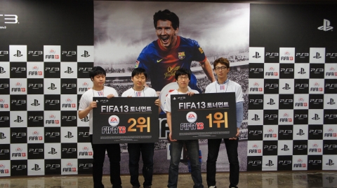 소니컴퓨터엔터테인먼트코리아는 EA SPORTS™ FIFA 13의 출시를 기념하여 개최한 PlayStation®3 FIFA 13 토너먼트를 28일(일) 서울 미근동 KT&G 상상 U
