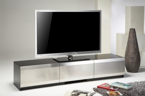 리모컨신호 중계장치가 장착된 TV장식장. 티브이메이트 RFS시리즈. PLATINUM(플래티넘) 제품이미지