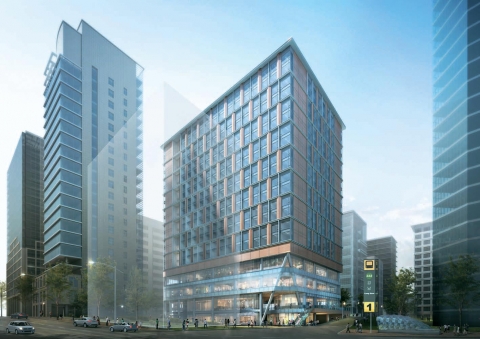 강남역 센트럴 푸르지오시티 오피스텔 조감도