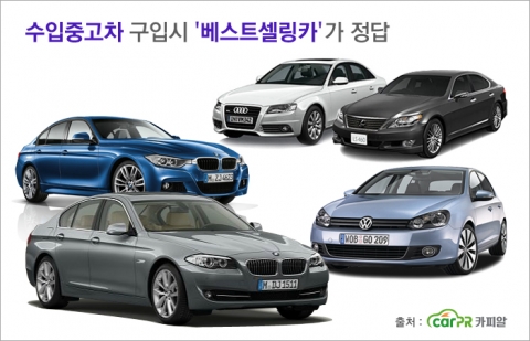 수입중고차 구입시 ‘베스트셀링카’가 정답