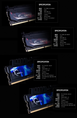 출시된 립죠스 XH, 스나이퍼 PC-17000 제품군 스펙 안내