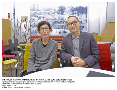 롤렉스 멘토&프로테제 아트 이니셔티브 건축 부문, 세지마 카즈요(Sejima Kazuyo) & 자오 양(Zhao Yang)
