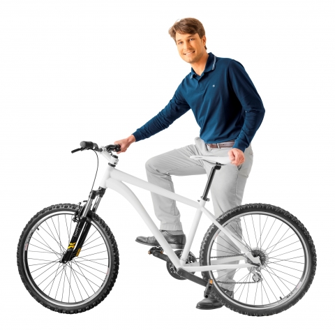 Objet1000 3D 프린터로 제작된 실물 크기의 자전거 프레임 1:1 모형