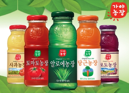 2012 대한민국 올해를 빛낸 히트상품 식음료부문에 선정된 동부팜가야의 &#039;가야농장&#039;