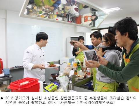 경기도가 주최하고 경기중소기업종합지원센터가 주관하며, 한국외식경제연구소가 운영하는 ‘2012 하반기 경기도 소상공인 창업전문교육’이 수료생 120명을 배출하고 오는 18일 마무리된다.