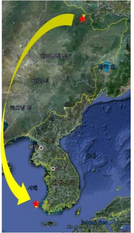 국립공원연구원 철새연구센터가 국내 최초로 중국에서 가락지를 부착한 ‘노랑눈썹솔새’의 이동경로를 확인했다
