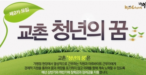 교촌치킨, 제2기 청년의 꿈 캠페인 이미지