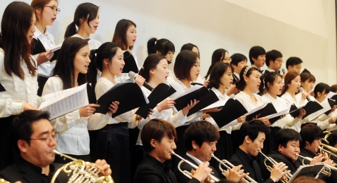 건국대학교는 2일 오전 10시30분 교내 새천년관 대공연장에서 2013년 신년 하례회를 갖고, 창의적 인재 양성을 위한 '수요자 중심 교육체계' 구축을 위한  프