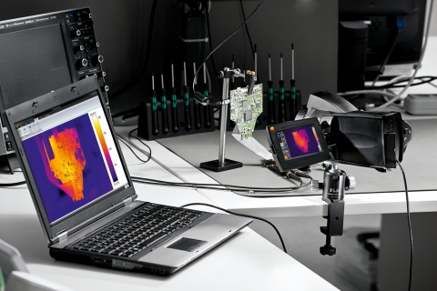 고해상도 열화상을 동영상으로 측정할 수 있는 testo 890