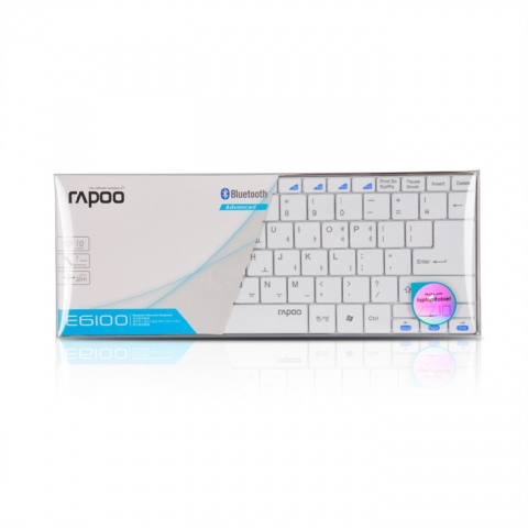PC 주변기기의 선두업체인 (주)로이체가 자사에서 새롭게 런칭한 RAPOO 브랜드의 스마트폰/스마트패드를 위한 Bluetooth 키보드 RAPOO E6100을 출시했다.