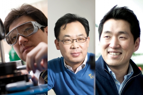 (왼쪽부터)박배호·강윤찬·한동욱 교수