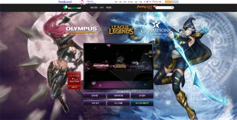 온게임넷 올림푸스 LOL 챔피언스 윈터 2012-2013 공식 홈페이지