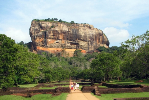 스리랑카 시기리야 바위의 요새
