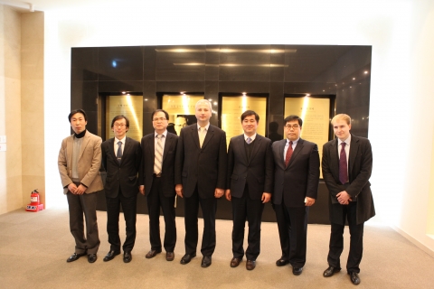 15일 동명대를 찾은 주부산러시아총영사 일행