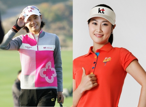 ‘프로골퍼’ 최나연· 김하늘 건국대서 학사모