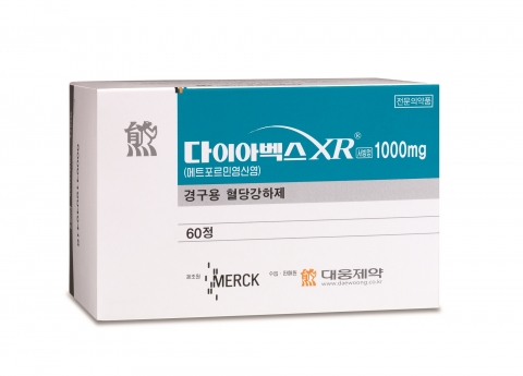 대웅제약, 당뇨병치료제 ‘다이아벡스XR정 1000mg’ 발매