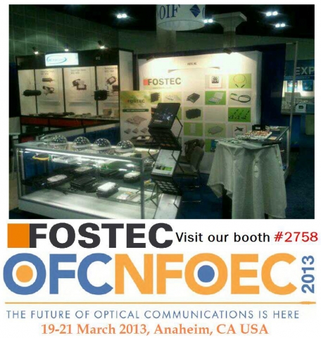 광통신 전문 업체인 포스텍(FOSTEC INC)은 오는 3월 19일부터 21일까지 3일간 미국 LA에서 열리는 ‘OFC2013’에 참여한다.