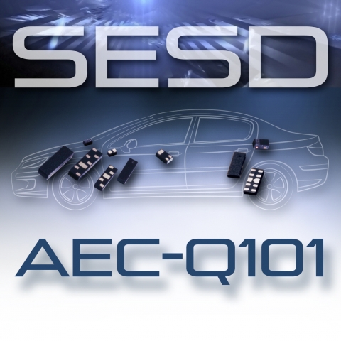 TE회로보호사업부의 SESD 제품군, 자동차 애플리케이션용 인증 획득