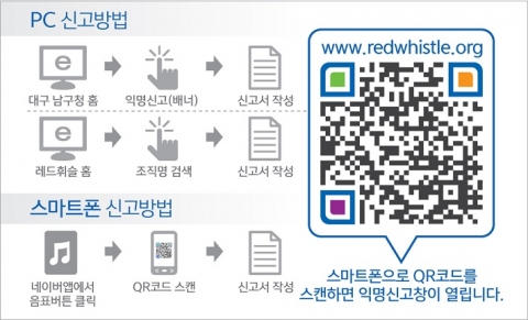 대구 남구청 익명 신고 클린 명함