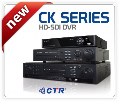 최첨단 영상보안기기 DVR 전문생산업체인 씨트링(대표 최용훈, www.ctring.com)이 작년 CK시리즈 960H 제품군을 출시한데 이어 2013년 CK 시리즈 HD-SDI 제품군을 출시한다.