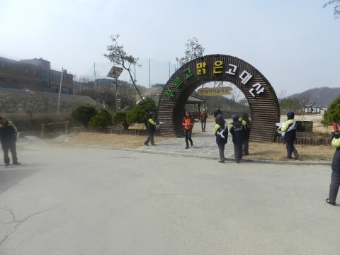 연천소방서, 고대산 산불예방 캠페인 전개