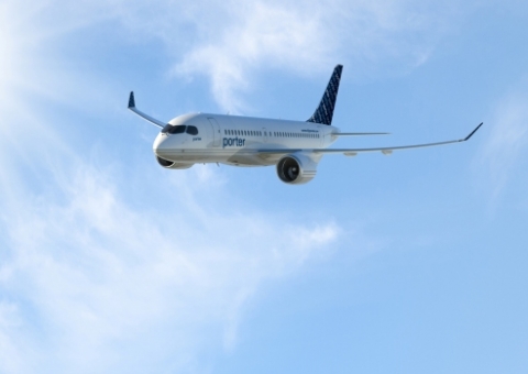 Porter Airlines, 최대 30대의 Bombardier CS100 항공기 구매계약 체결