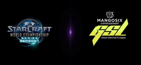 WCS코리아 시즌1 망고식스GSL 공식로고