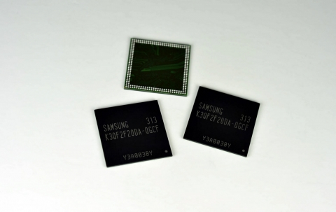 삼성전자, 업계 최초 20나노급 4Gb 초고속 모바일 D램 양산