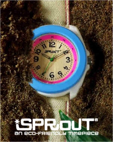SPROUT(스프라우트)는 단순히 시계를 잘 만드는 것이 중요한 것이 아니라 환경까지 생각한다.