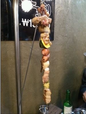 불금포차의 50cm 왕꼬치