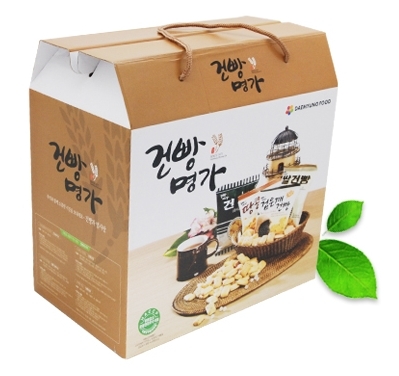 ㈜대명종합식품의 프리미엄 브랜드 건빵명가가 건빵 4종 선물세트를 출시했다.