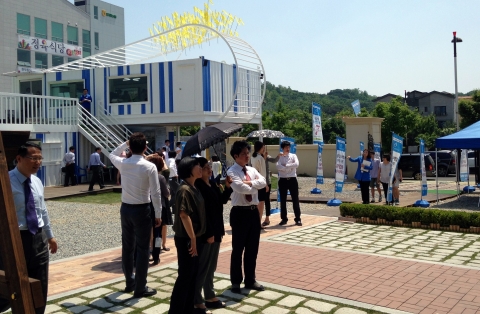 동탄세인트캐슬 견본주택 현장