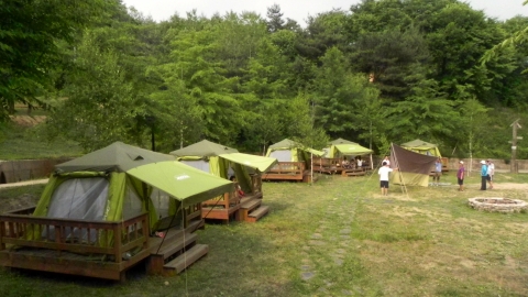 2012년 “패밀리가 떴다(인증)”야영장 사진