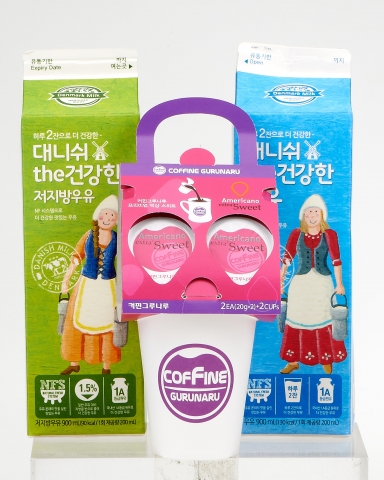 동원F&B의 DIY 카페라떼 패키지