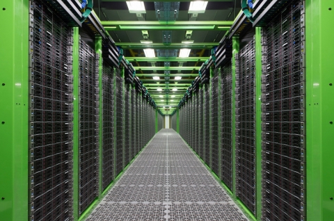 NHN 데이터센터 각 서버실의 내부