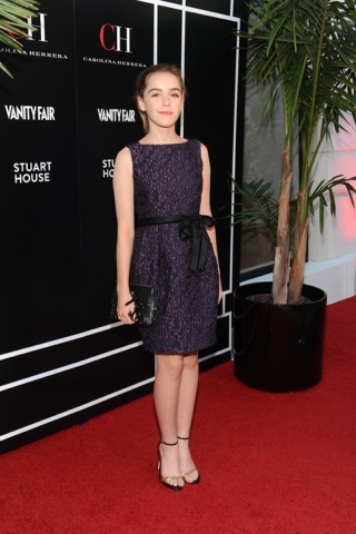 CH 캐롤리나 헤레라 스토어 오프닝 행사에 참석한 Kiernan Shipka.