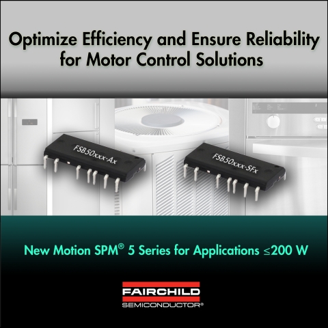 페어차일드 반도체의 신형 Motion SPM 5 시리즈