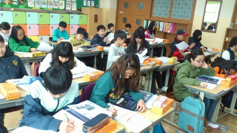 인천단봉초등학교 학생 학습코칭 프로그램 진행 모습