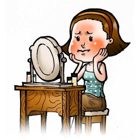 안면홍조증은 심한 경우 대인관계는 물론이고 일상생활에도 영향을 미쳐 삶의 질을 떨어뜨릴 수 있기 때문에 치료가 필요하다. (일러스트 - 커뮤니티엠)