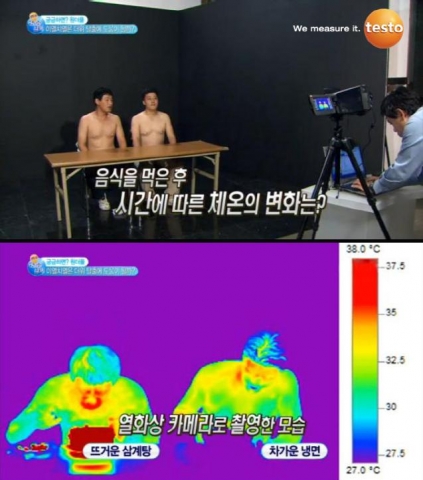 테스토코리아 MBC 생방송 원더풀 금요일 방송 모습