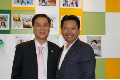 세계한류대회 최병호 추진위원장(왼쪽) 이찬석 위원장