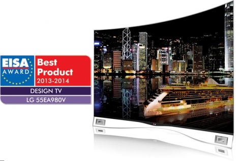 LG Electronics (LG) enjoyed notable success at this year’s European Imaging and Sound Association (EISA) Awards, being recognized with the 2013-2014 European Design TV accolade for its CURVED OLED TV (model 55EA9800.